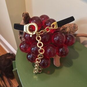 Elegant black suede and gold genuine leather belt